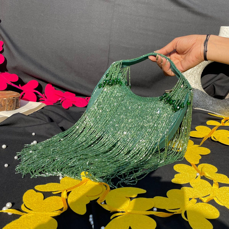 Jhalar Bag- Bottle Green
