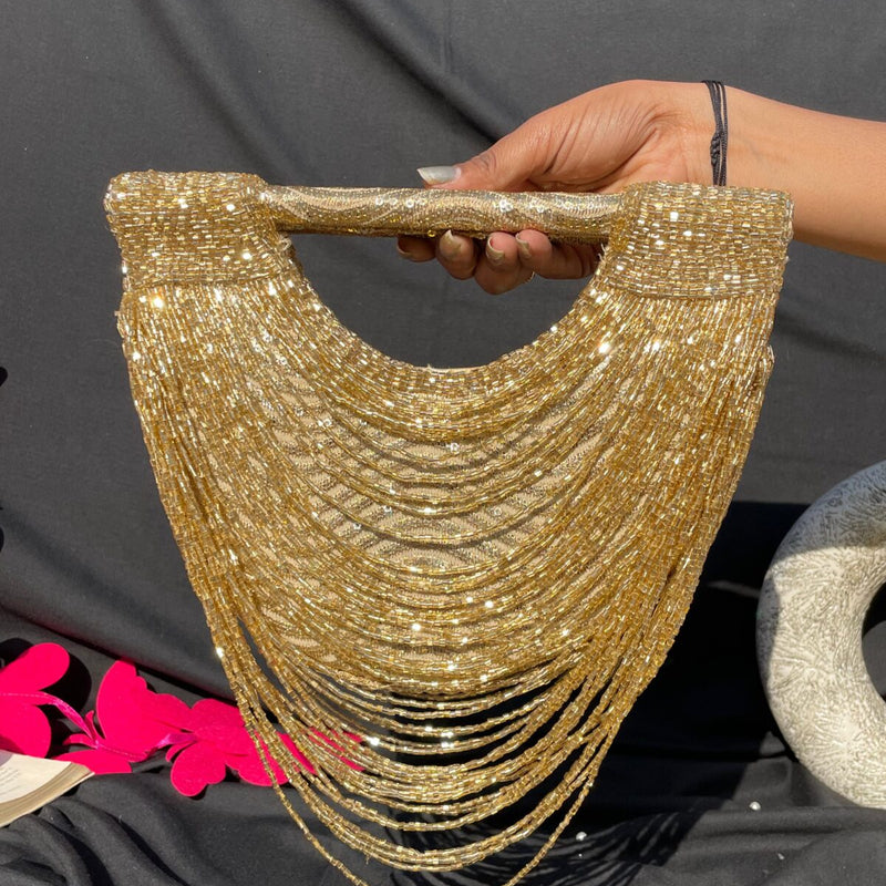 Tassel Moon Bag -Golden