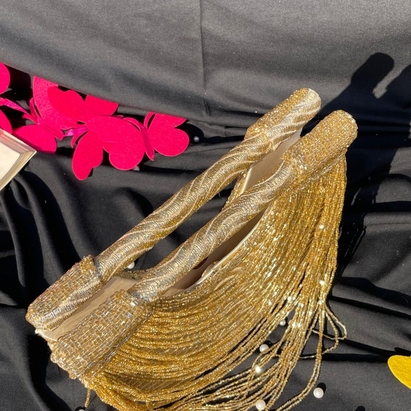 Tassel Moon Bag -Golden