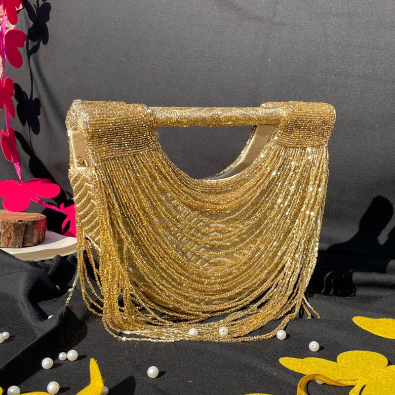 Tassel Moon Bag -Golden