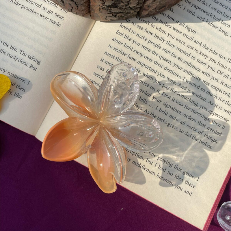 Large Flower Claw Clip