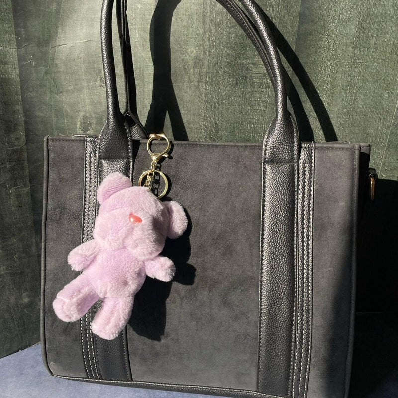 Korean Plushies – Plushie BAG CHARM- Lavender