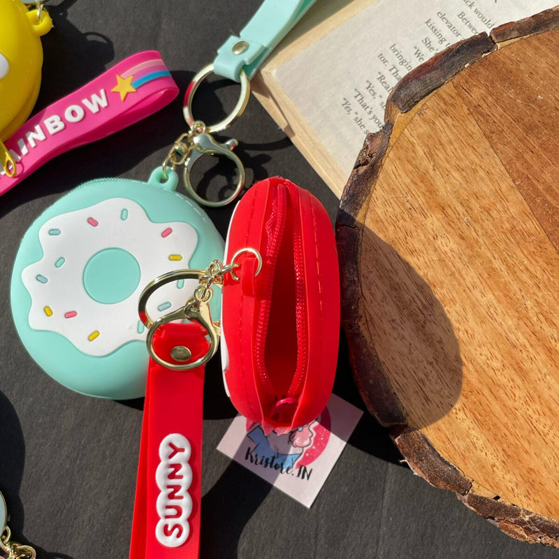 Quirky Coin Pouch- Doughnut