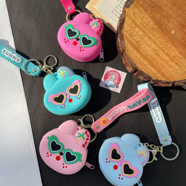 Quirky Coin Pouch- Sunny