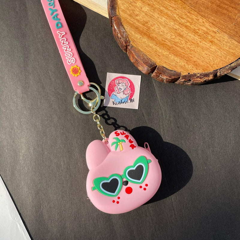 Quirky Coin Pouch- Sunny
