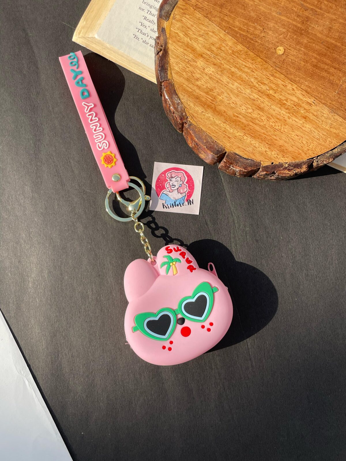 Quirky Coin Pouch- Sunny