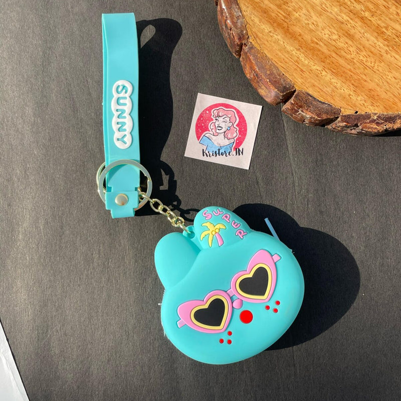 Quirky Coin Pouch- Sunny