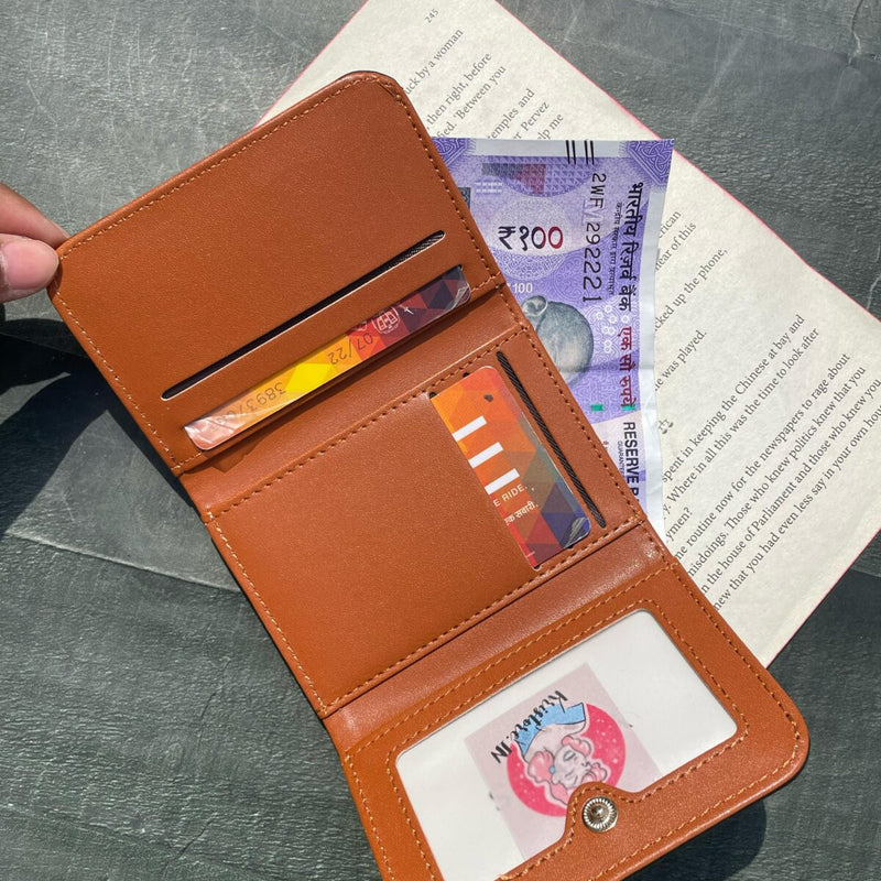 Teddy Trifold Korean Wallets