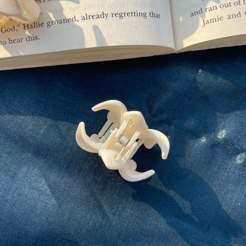 Mini Matte Flower Claw Clip