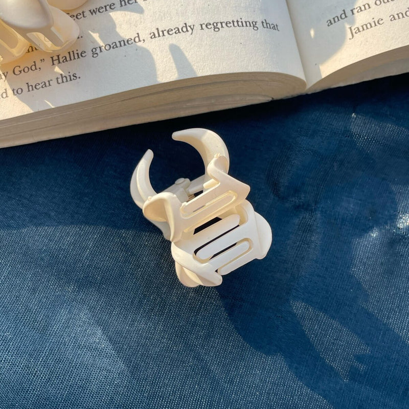 Mini Matte Flower Claw Clip