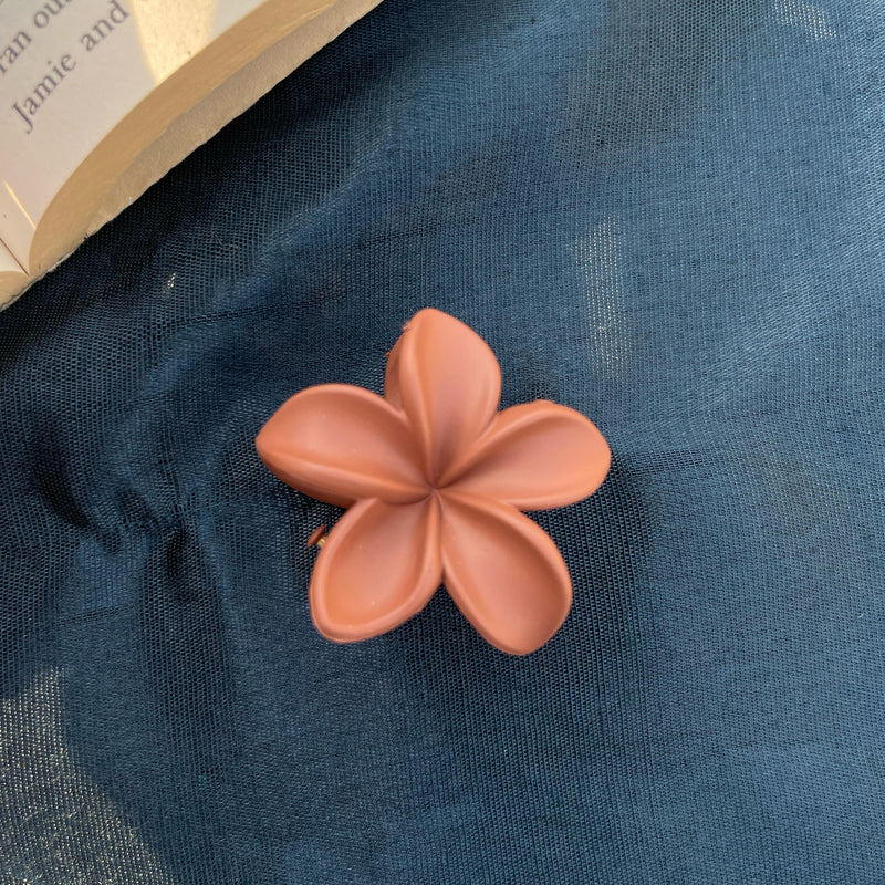 Mini Matte Flower Claw Clip
