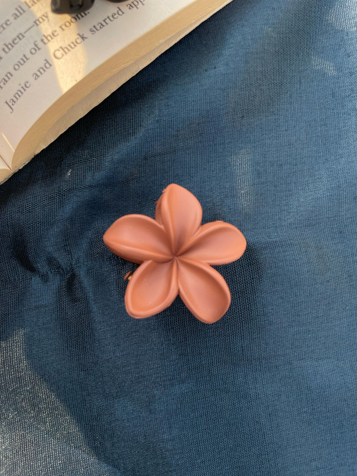 Mini Matte Flower Claw Clip