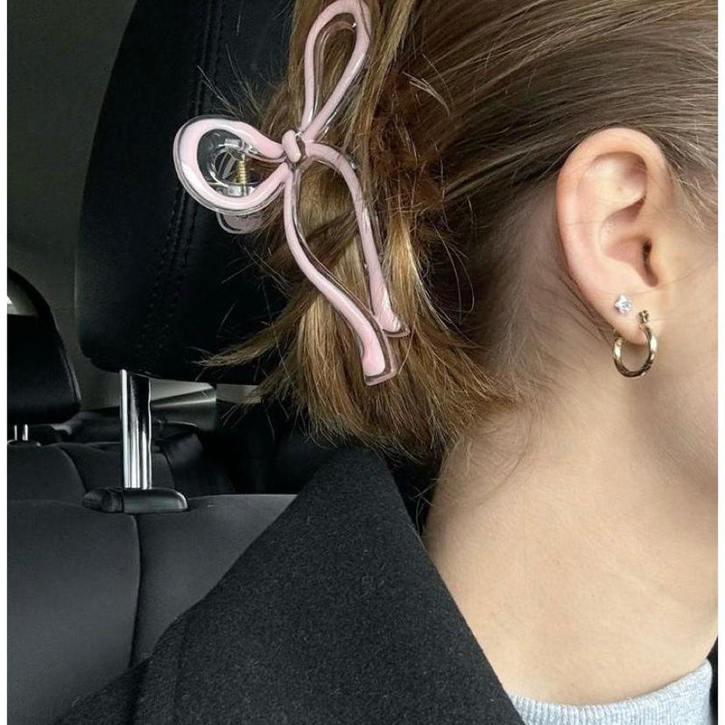 Pinteresty Bow Claw Clip- Large
