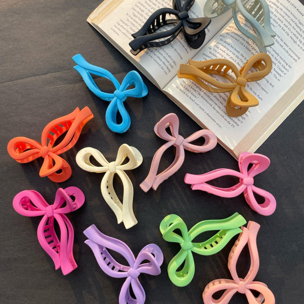 Pinteresty Bow Claw Clip- Large