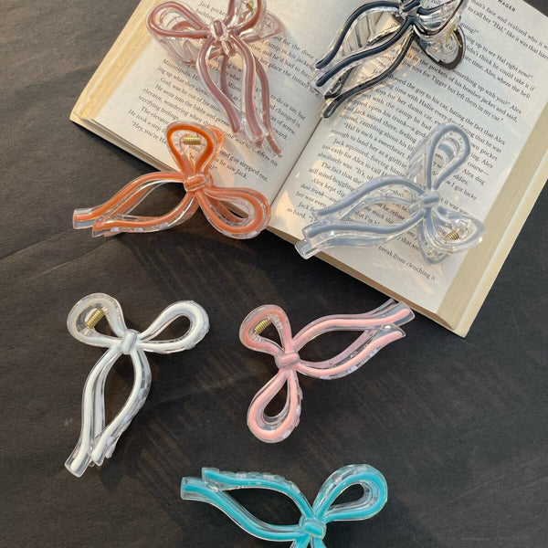 Pinteresty Bow Claw Clip- Large