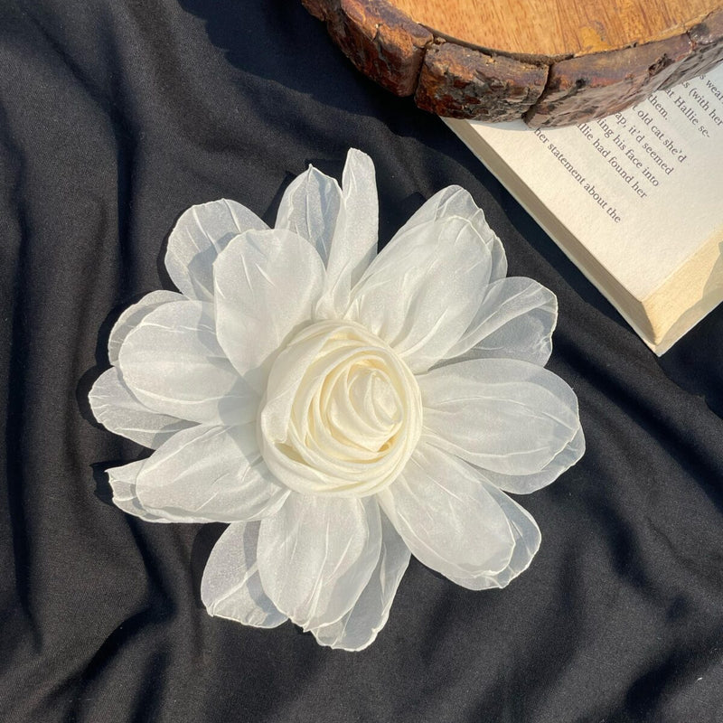Flower Bow Clip