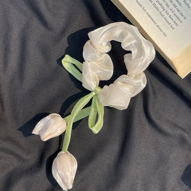 Korean Tulip Scrunchies