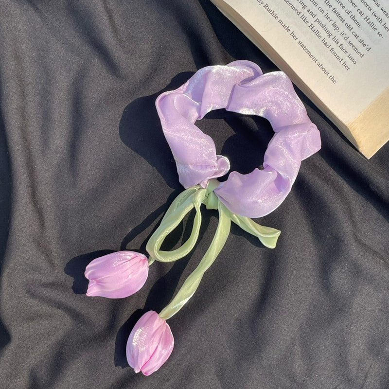 Korean Tulip Scrunchies
