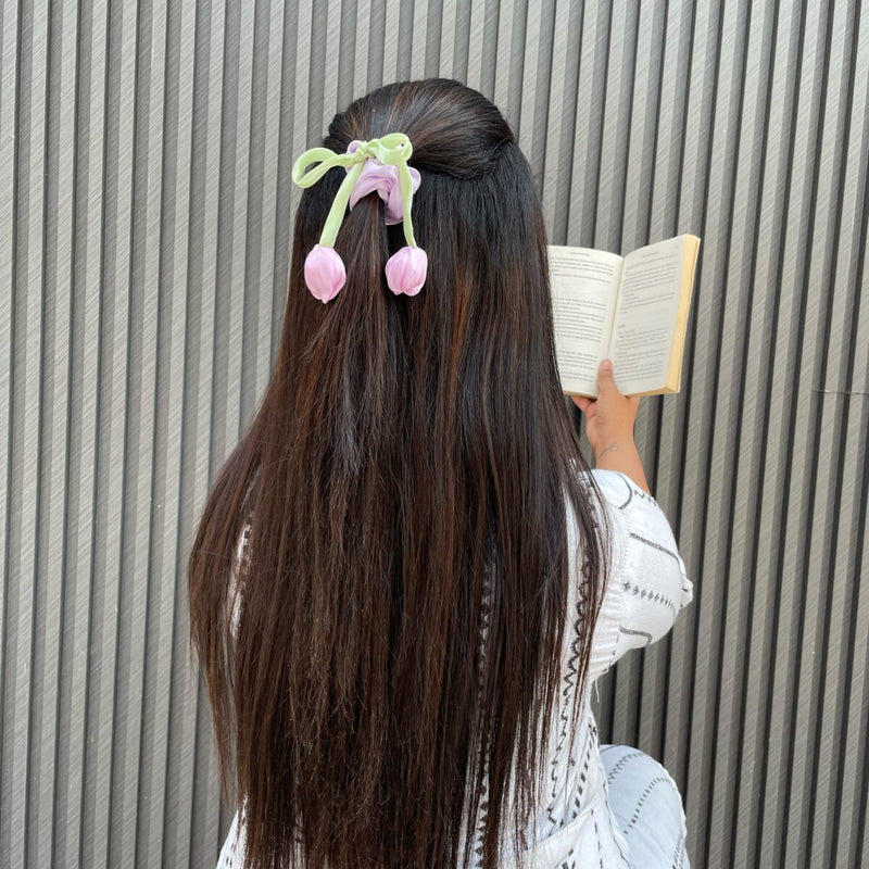 Korean Tulip Scrunchies