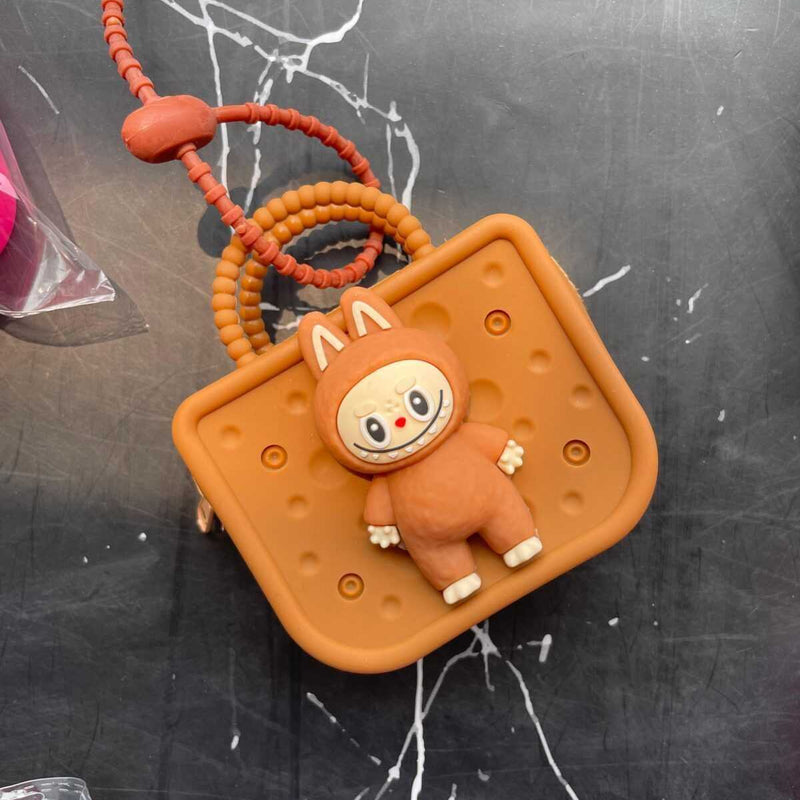 Korean Silicone mini Pouches- Labubu