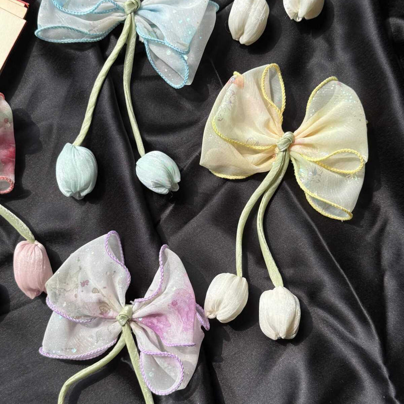 Ruffle Tulip Bows