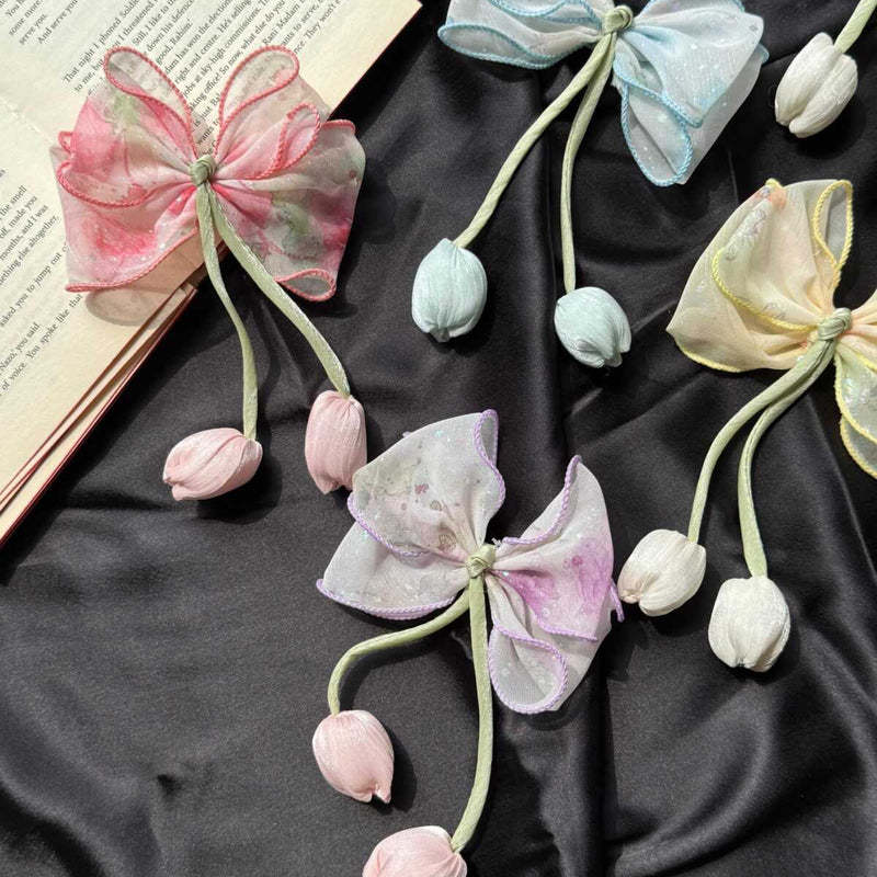 Ruffle Tulip Bows