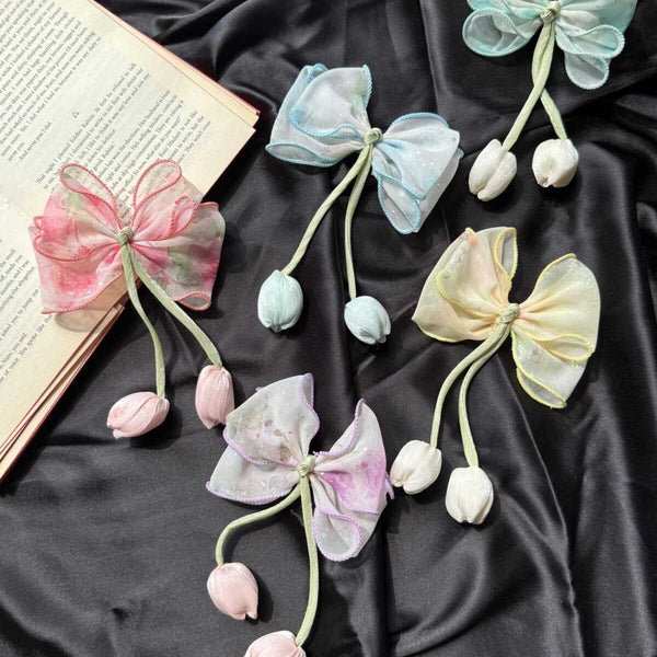Ruffle Tulip Bows