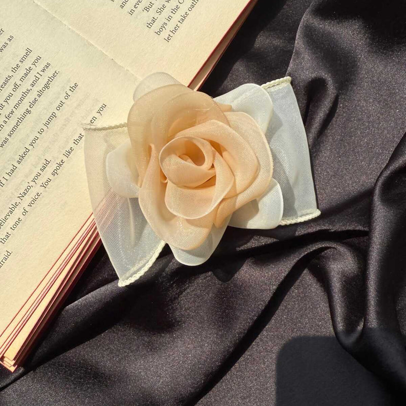 Rose Clip on Bows