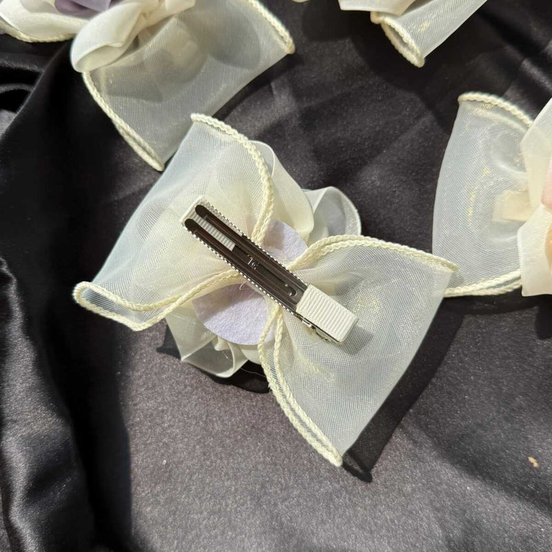Rose Clip on Bows