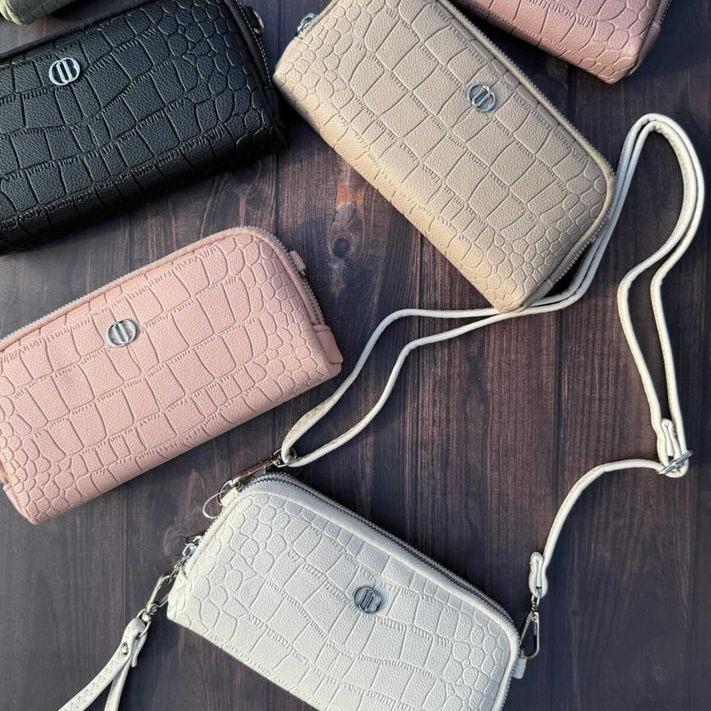 Multi-Compartment Wallet Sling