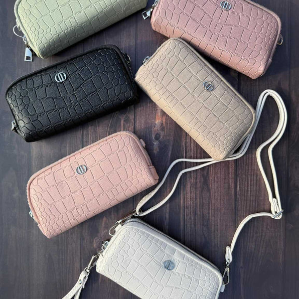 Multi-Compartment Wallet Sling