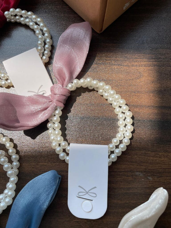 Bow Pearl Rubber bands