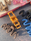 Zig Zag Claw Clip- Yellow