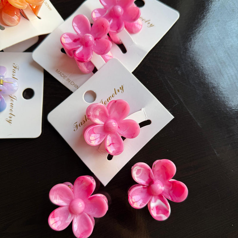 Mini Flower Claw Clip