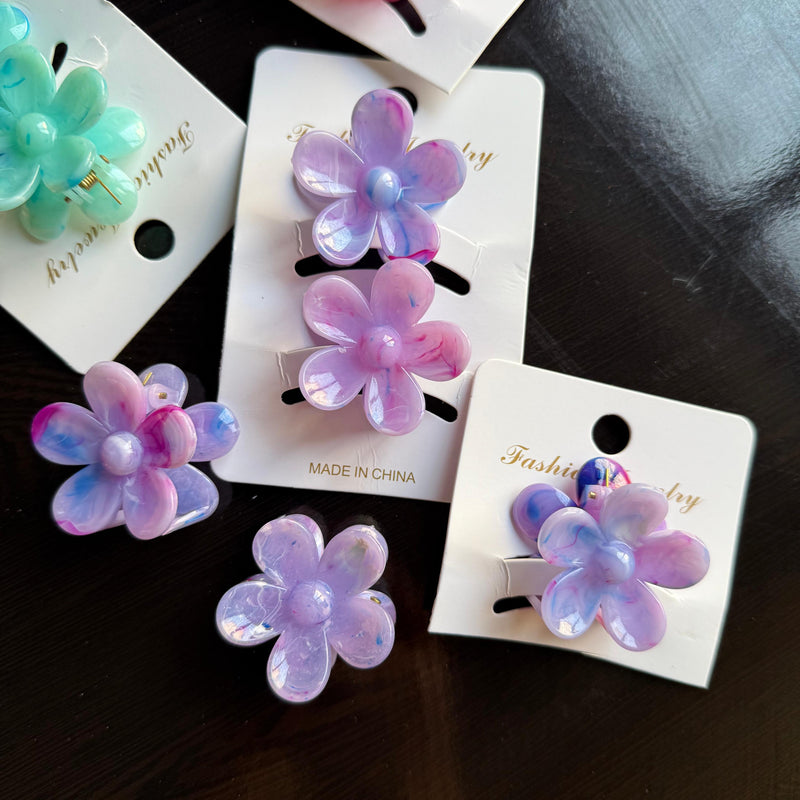 Mini Flower Claw Clip