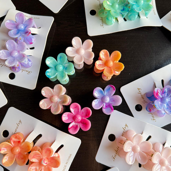 Mini Flower Claw Clip