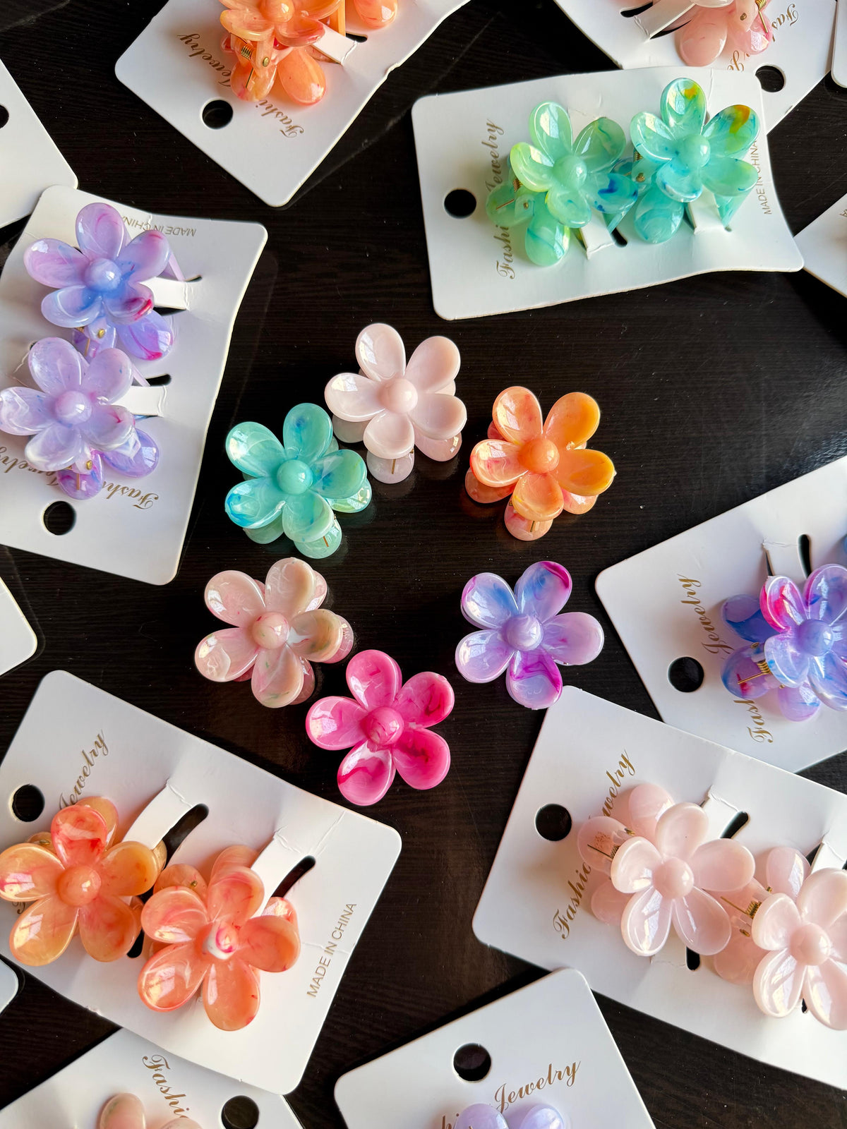 Mini Flower Claw Clip