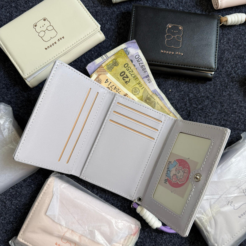 Bear Trifold Wallet