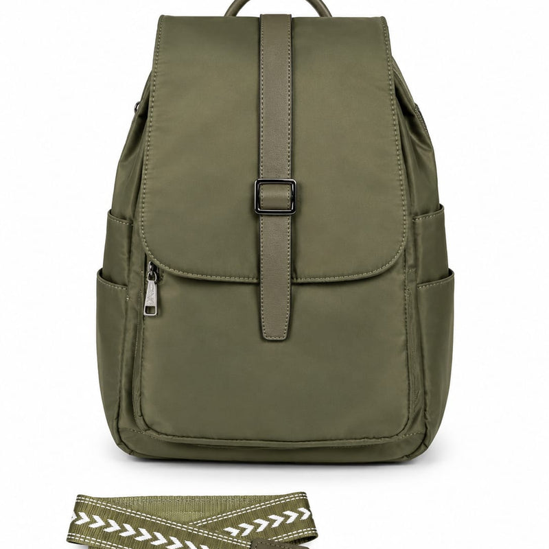 Wide Strap Spacious Backpack